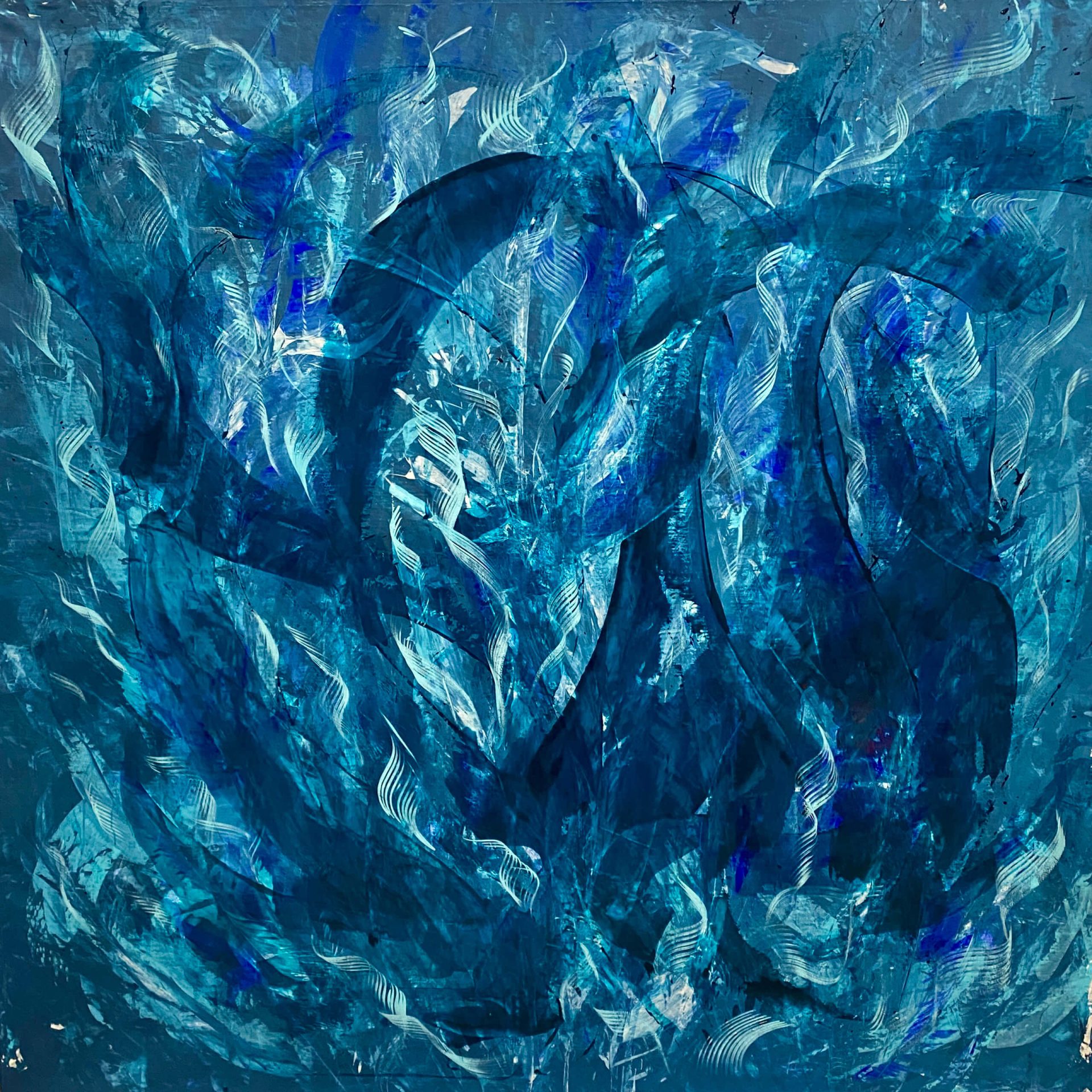 Major Krisztina - "A sztratoszféra mérete" festmény