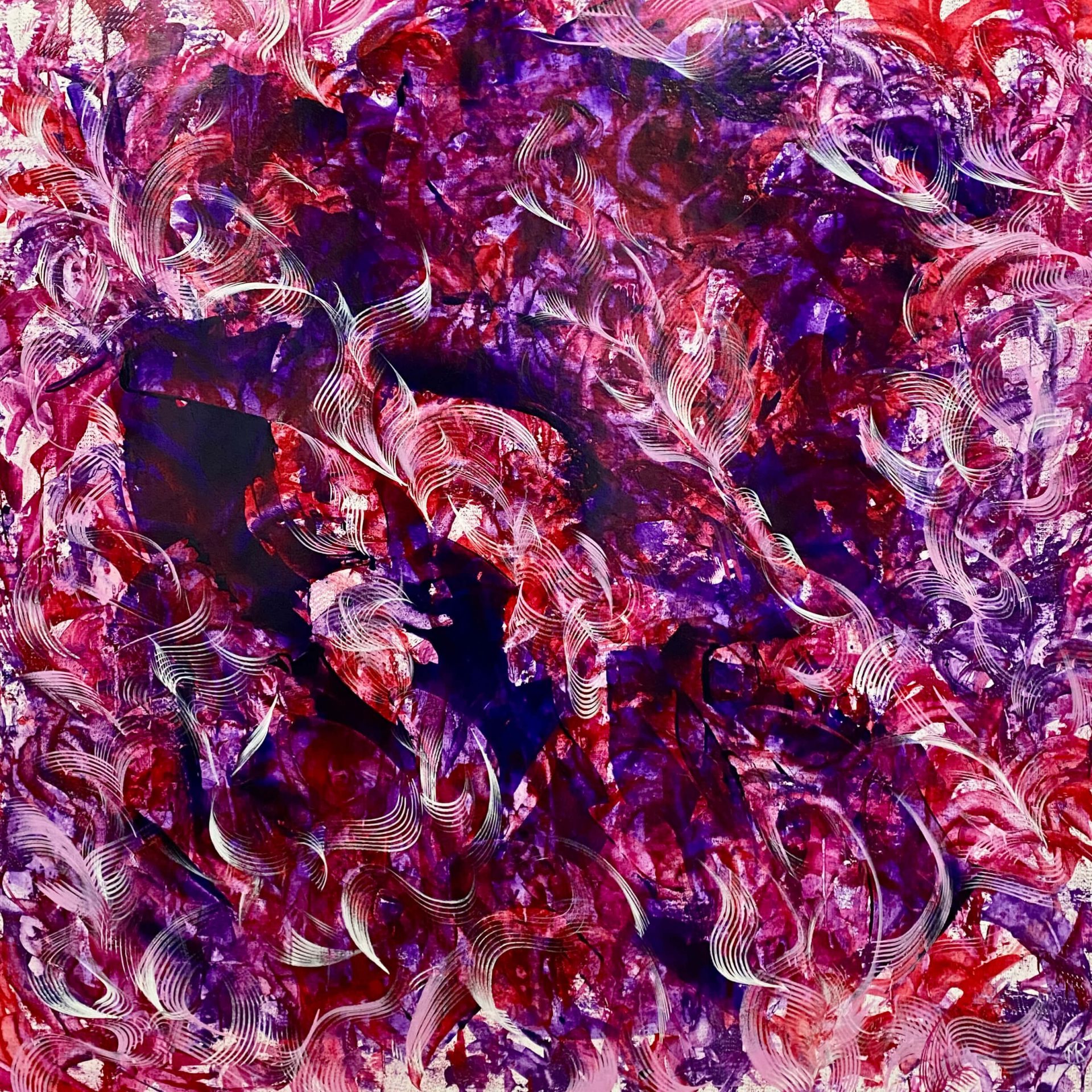 Major Krisztina - "A talaj ereje" festmény